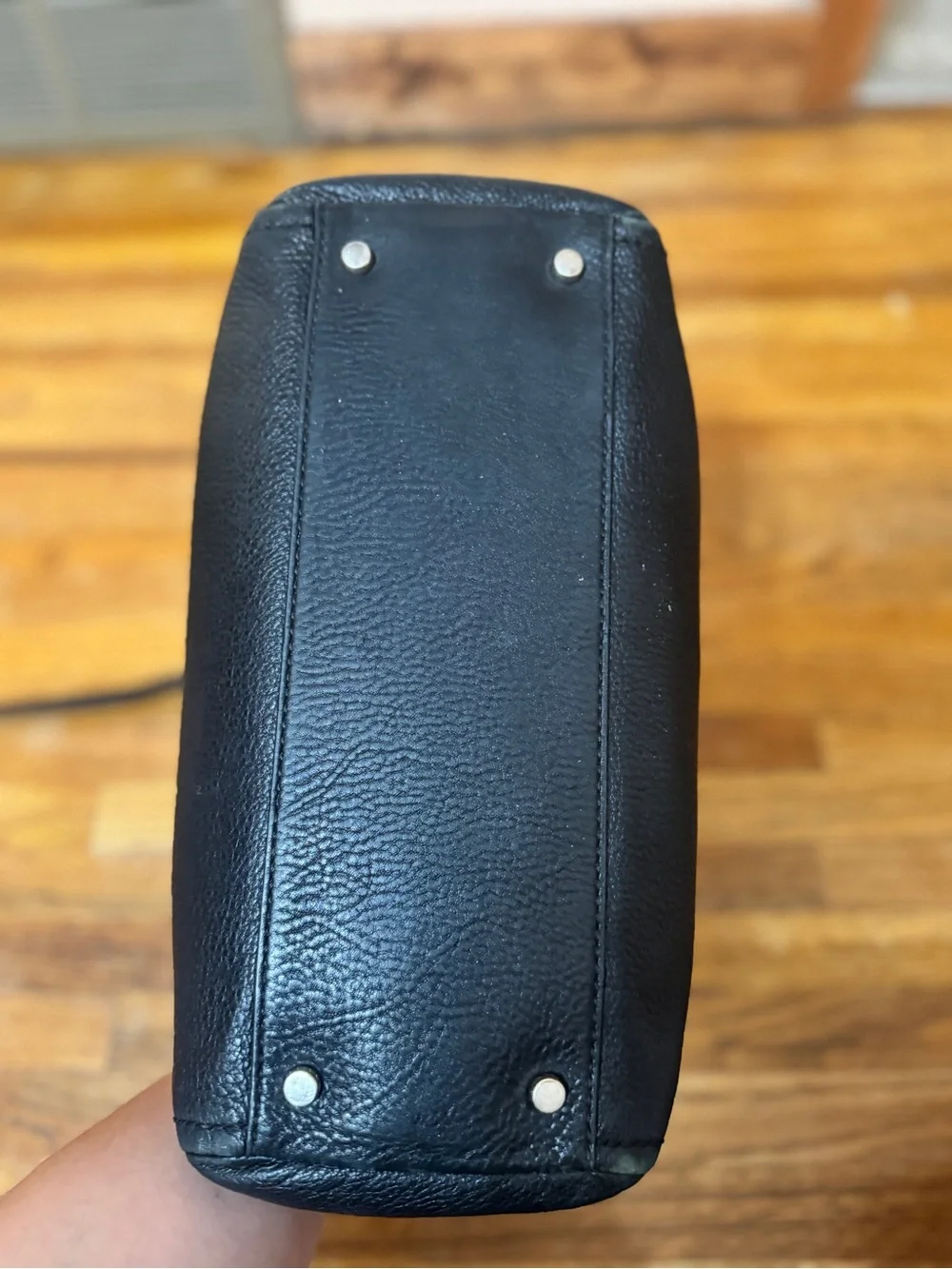 kate spade Black Pebbled Leather Crossbody Satchel